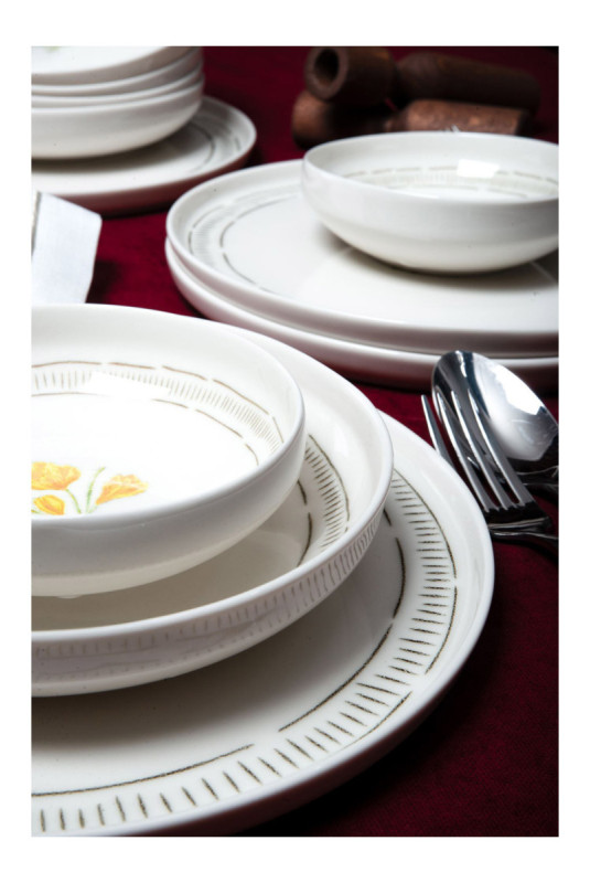 Service de table (18 pièces) - Multicolore