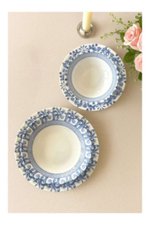 Service de table (24 pièces) - Bleu foncé