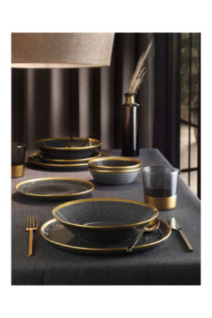 Service de table (24 pièces) - Anthracite Or