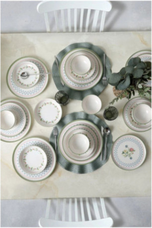 Service de table (24 pièces) - Blanc