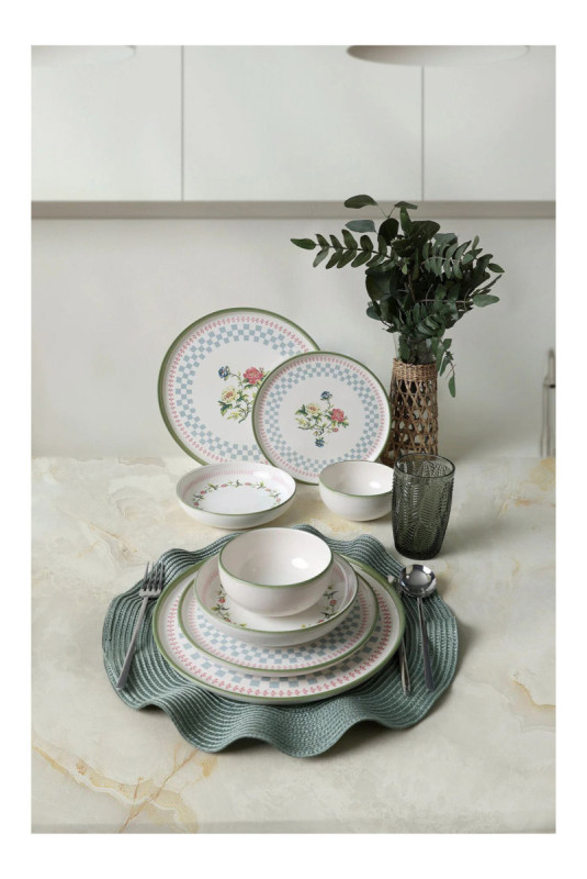 Service de table (24 pièces) - Blanc