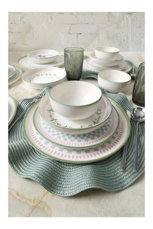Service de table (24 pièces) - Blanc