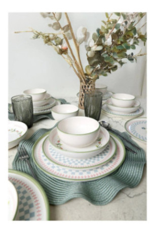 Service de table (24 pièces) - Blanc