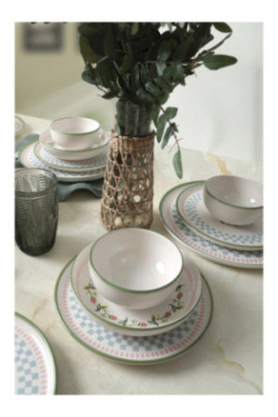 Service de table (24 pièces) - Blanc