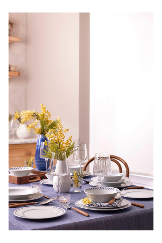 Service de table (24 pièces) - Bleu