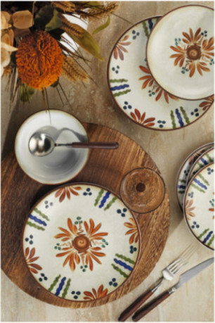 Service de table (24 pièces) - Multicolore