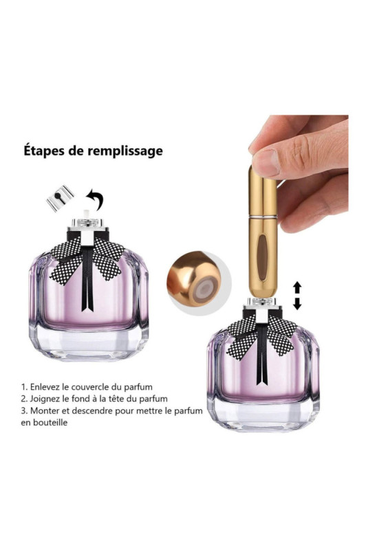 Mini vaporisateur de parfum 5 ml Platyne