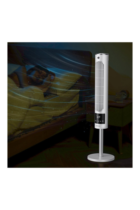 Ventilateur colonne portable FN14 blanc
