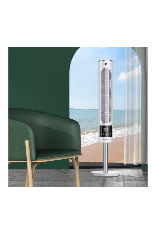 Ventilateur colonne portable FN14 blanc