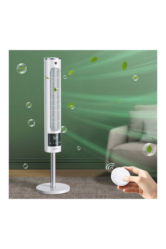Ventilateur colonne portable FN14 blanc