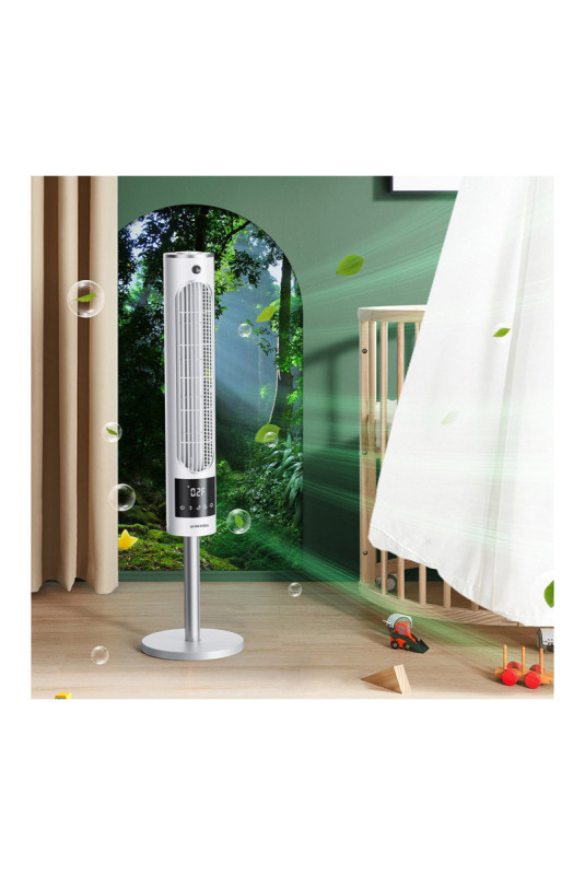 Ventilateur colonne portable FN14 blanc