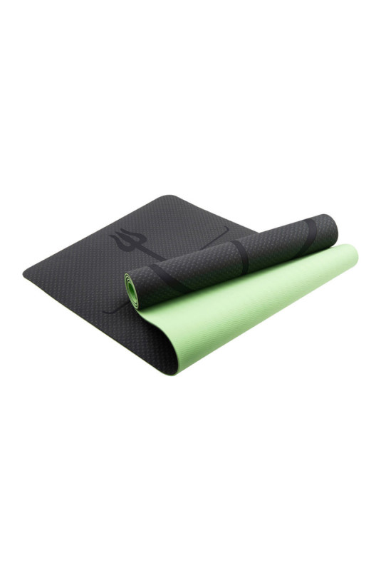 Tapis de Yoga antidérapant - Modèle Zenith edition 2024- Caoutchouc naturel- Vert