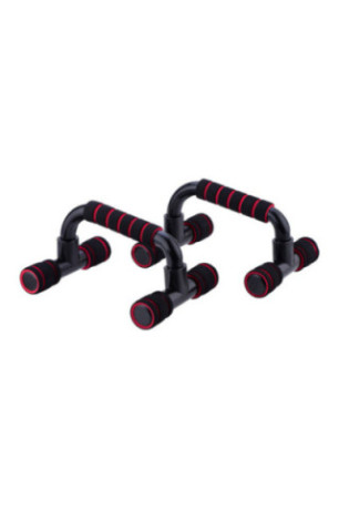Pack d’Équipements d’Exercices Fitness 7 en 1 Rouge et Noir
