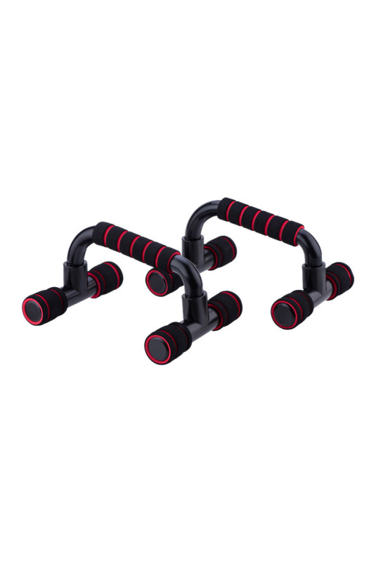 Pack d’Équipements d’Exercices Fitness 7 en 1 Rouge et Noir