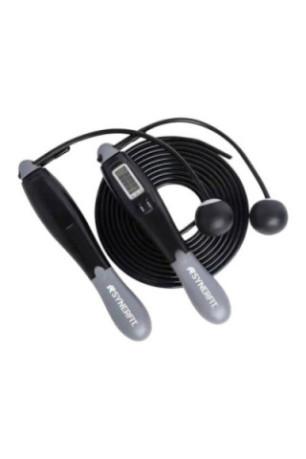 Corde à sauter SYNERFIT avec compteur numérique - Noir