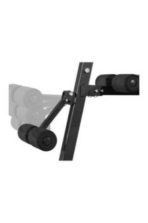 Banc de Musculation SYNERFIT Inclinable Réglable. multifonctions - noir/rouge