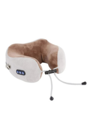 Appareil de massage shiatsu cervicales chauffant Beige 25x23x12 cm