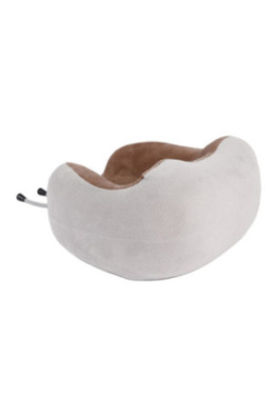 Appareil de massage shiatsu cervicales chauffant Beige 25x23x12 cm