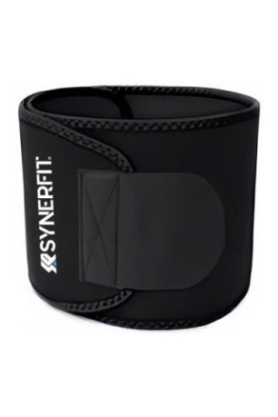 Ceinture de sudation en néoprène et lycra - Modéle Sauna fit - Noir