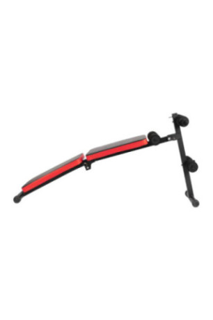 Banc de musculation pliable & multifonction Cobra - SYNERFIT - Noir/Rouge