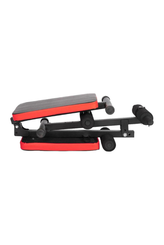 Banc de musculation pliable & multifonction Cobra - SYNERFIT - Noir/Rouge