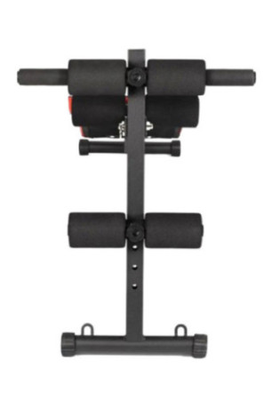 Banc de musculation pliable & multifonction Cobra - SYNERFIT - Noir/Rouge
