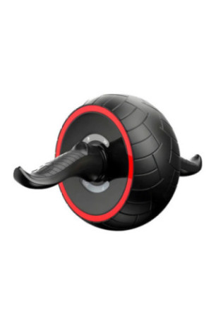 Roue abdominale multifonction Noir et Rouge 10 x 18 x 40 cm