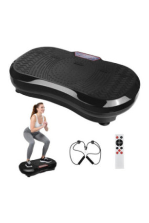 Plateforme vibrante de remise en forme Powerfit Noire 53 x 32 x 100 cm