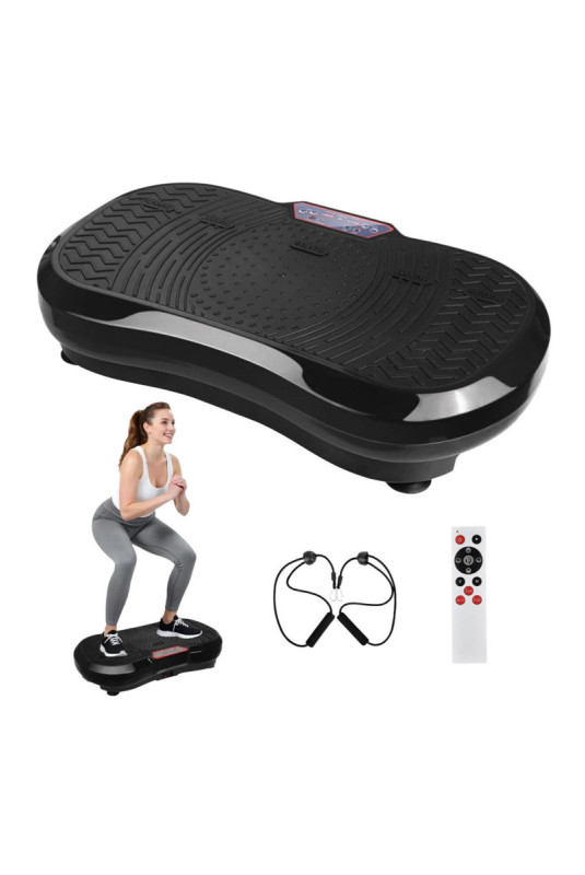 Plateforme vibrante de remise en forme Powerfit Noire 53 x 32 x 100 cm