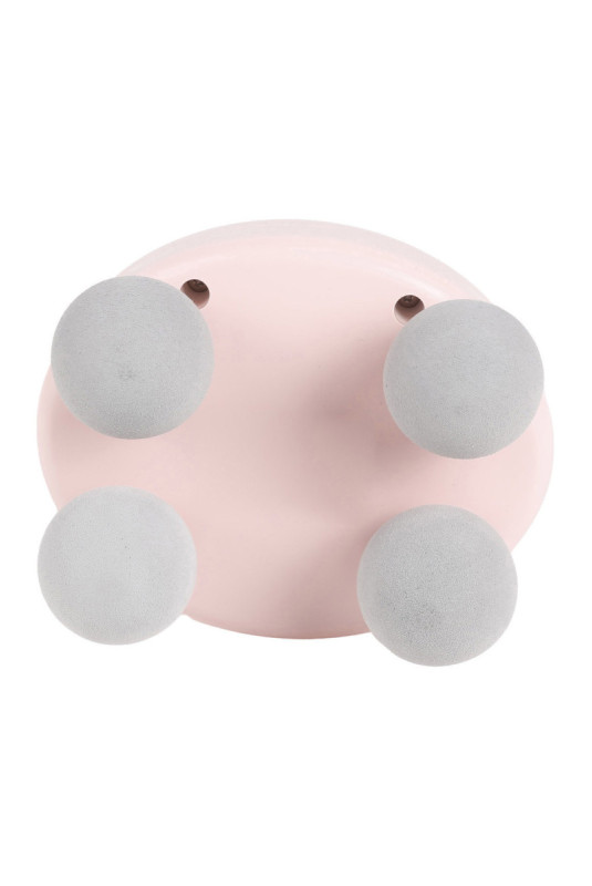 Mini masseur portatif vibrant 4 têtes 6 intensités Poudre