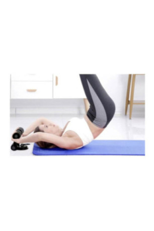 Barre de sol pour abdominaux réglable à ventouse Noir 26 x 13 x 17-20 cm