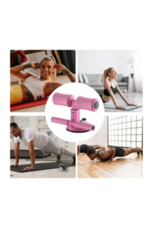 Barre de sol pour abdominaux réglable Rose 26 x 13 x 17-20 cm