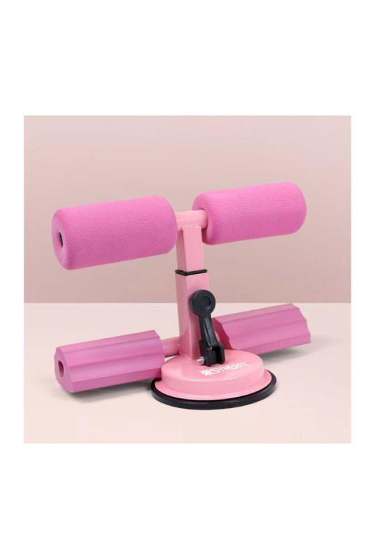 Barre de sol pour abdominaux réglable Rose 26 x 13 x 17-20 cm