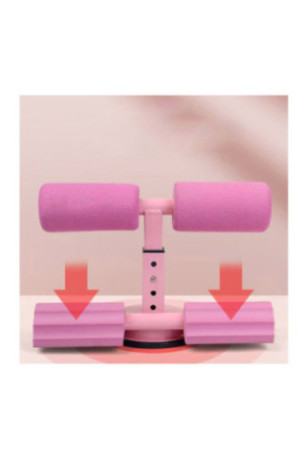 Barre de sol pour abdominaux réglable Rose 26 x 13 x 17-20 cm