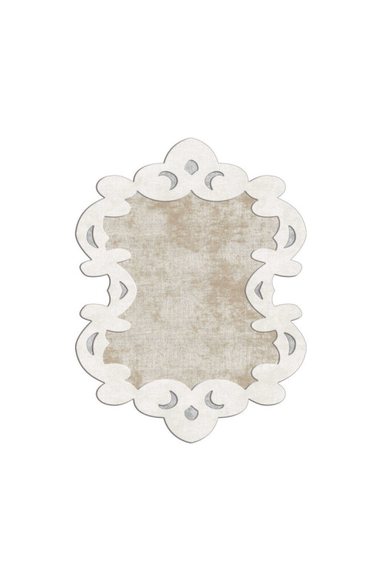 Tapis de couloir 80x150cm - Crème