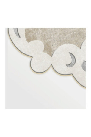 Tapis de couloir 80x150cm - Crème