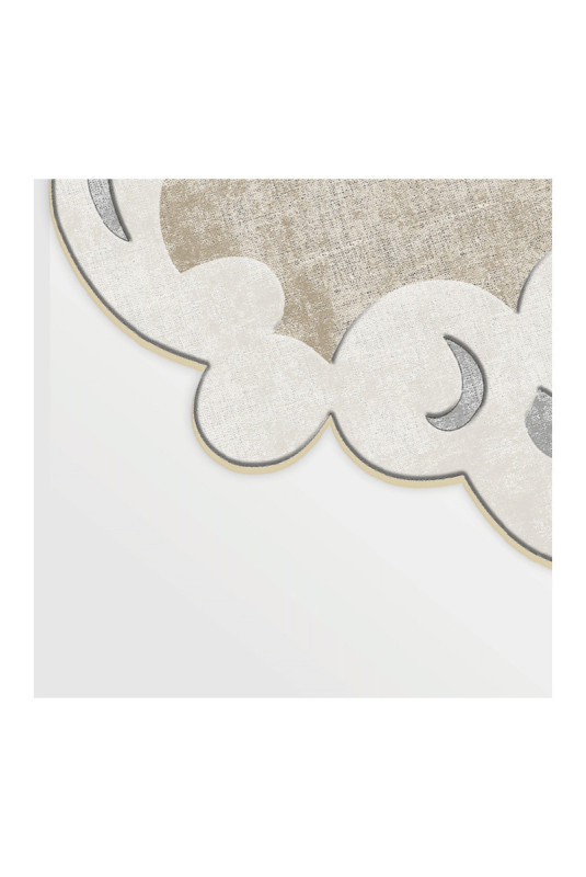Tapis de couloir 80x150cm - Crème