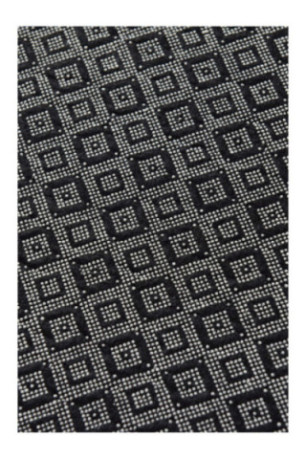 Tapis 100cm - Noir et blanc