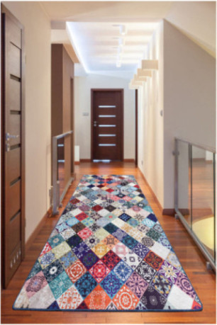 Tapis de couloir 80x300cm - Multicolore