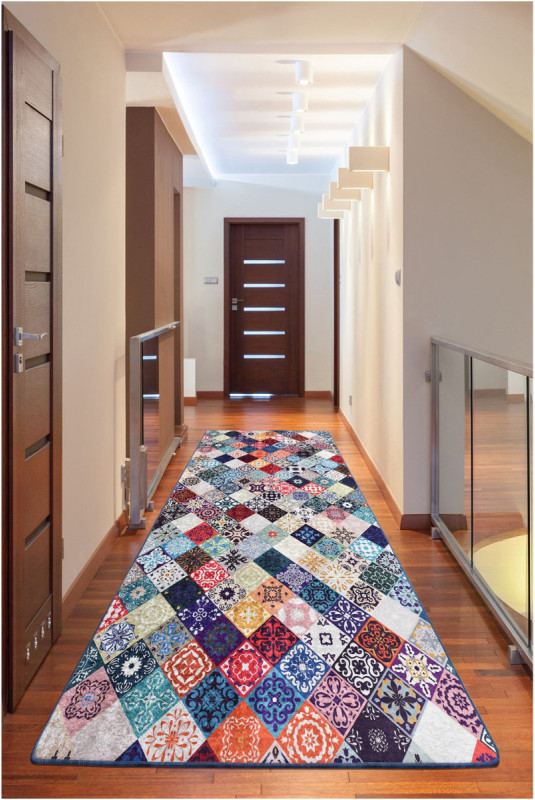Tapis de couloir 80x300cm - Multicolore