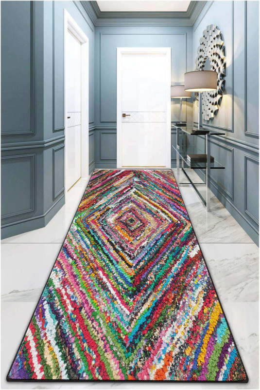 Tapis de couloir 80x200cm - Multicolore