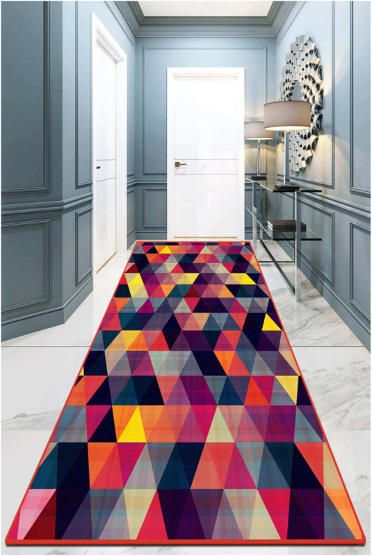 Tapis de couloir 80x300cm - Multicolore