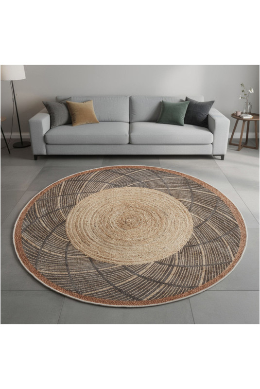Tapis 120x120cm - Crème
