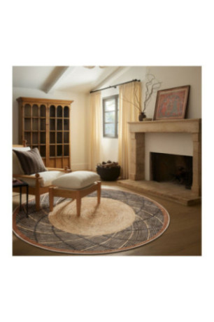 Tapis 120x120cm - Crème