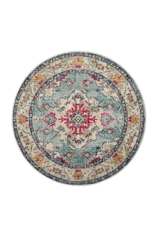 Tapis 120x120cm - Turquoise