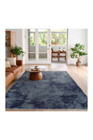Tapis 80x120cm - Gris bleu marine