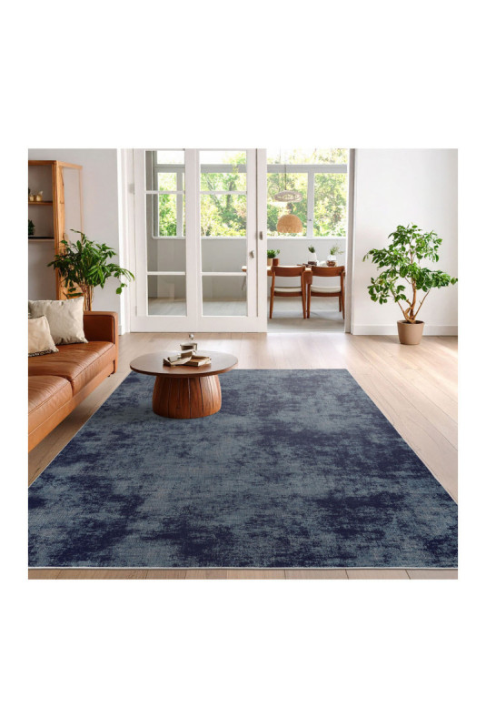 Tapis 80x150cm - Gris bleu marine
