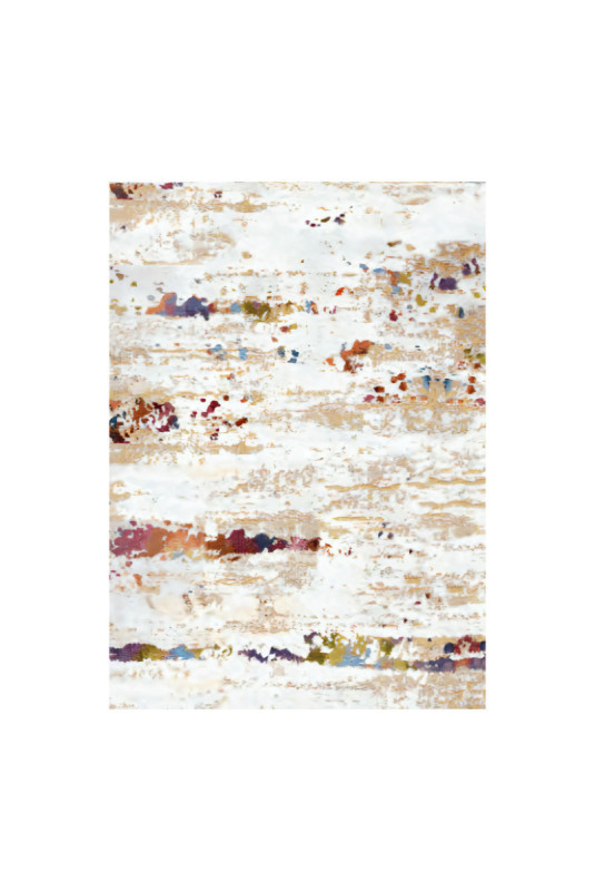 Tapis 40x60cm - Crème Beige Bordeaux Rouge Bleu Brun