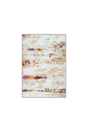 Tapis 40x60cm - Crème Beige Bordeaux Rouge Bleu Brun