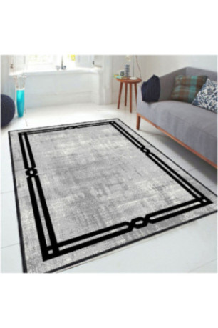 Tapis 80x150cm - Gris Noir